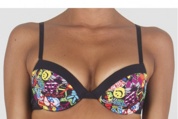 69slam Freedom Badge Lycra Padded Bra