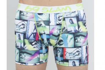 69slam Sexy Glasses Lycra Boxer Men